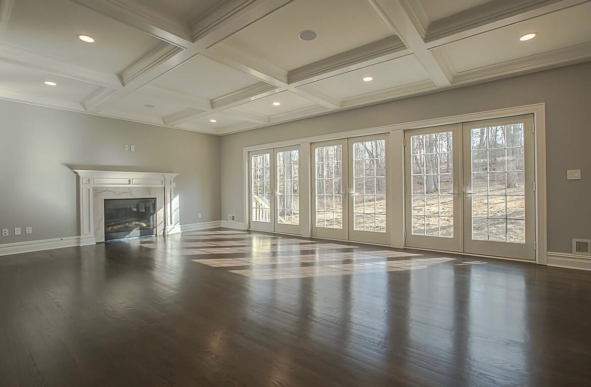 Great room with French doors
